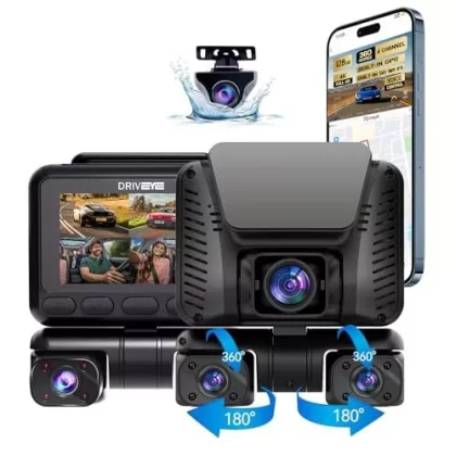 Revolutionary 4-Channel 360° Dash Cam