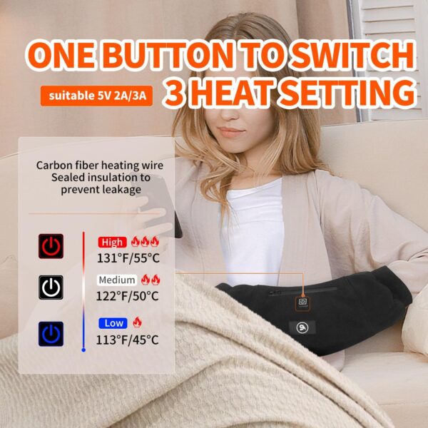3-Speed Heated Hand Muffs with Premium Insulation – Perfect Winter Warmth - Image 6
