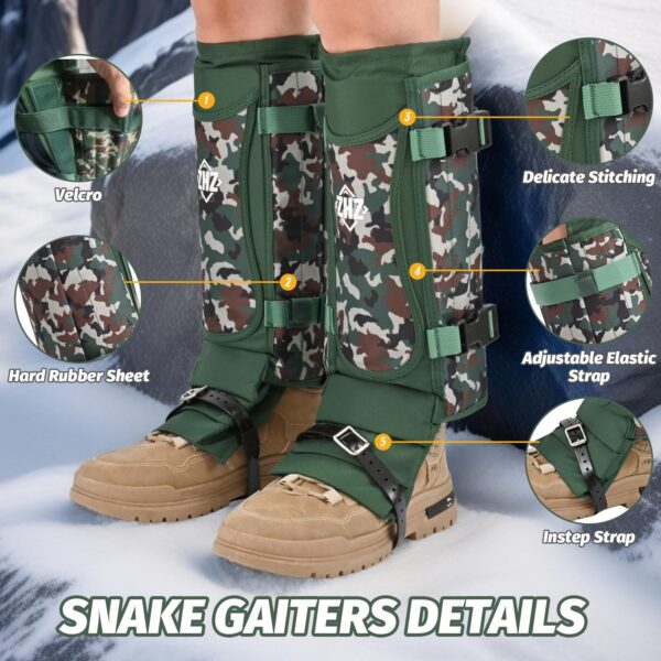 Snake Bite Proof Gaiters | Waterproof, Comfortable & Travel-Ready - Image 6
