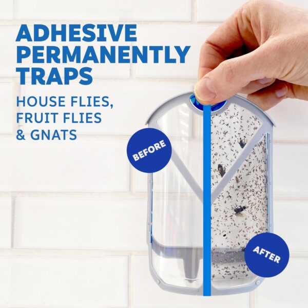 4-Pack Zevo Fly Trap Refills – Odorless & Mess-Free Cartridges - Image 2