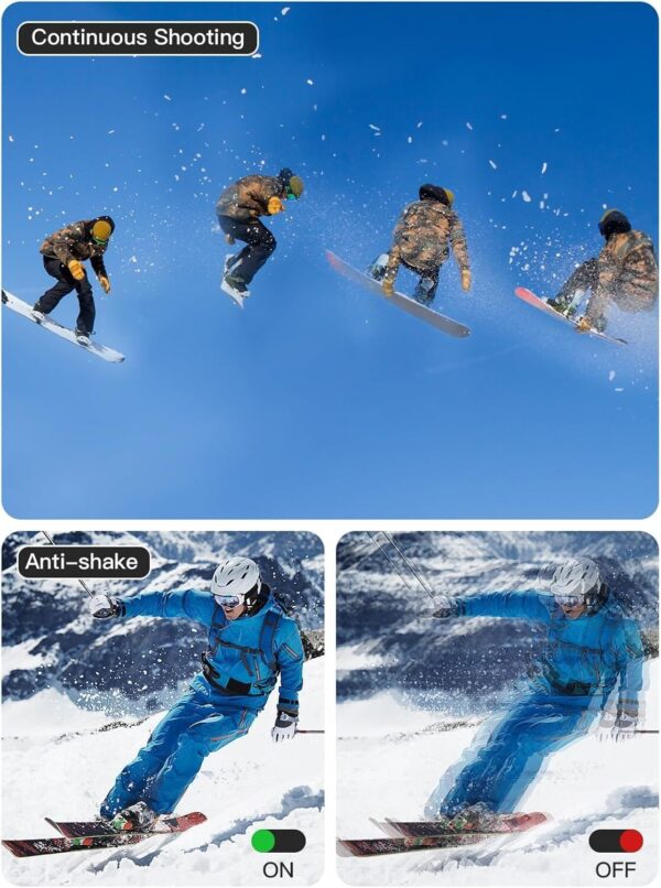 Upgrade Digital Camera 56MP FHD 1080P Camera for Kids with 16x Zoom Anti Shak... - Image 5