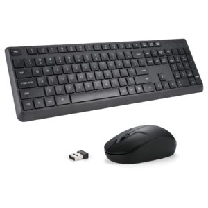 Wireless Keyboard and Mouse Combo for Windows 2.4G Full-Sized External Cordle...