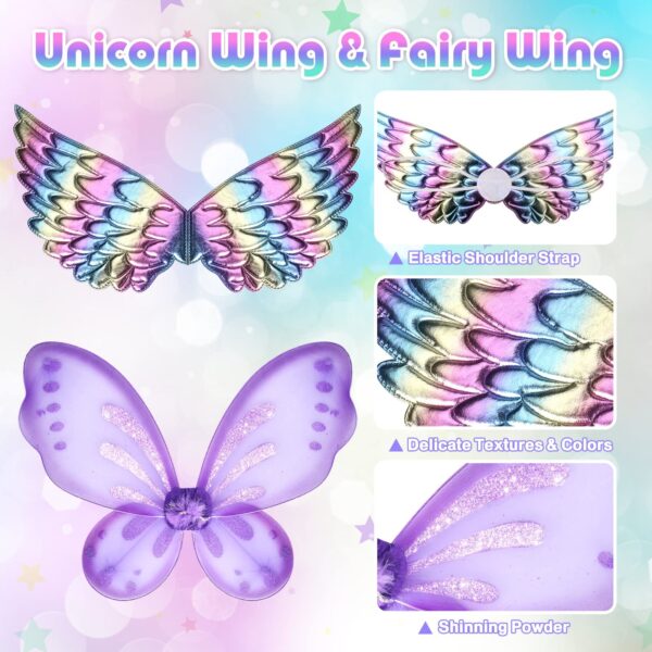 Unicorn & Flower Fairy Costume Kit – Kids Dress-Up Gift for Toddlers 3–8 - Image 4