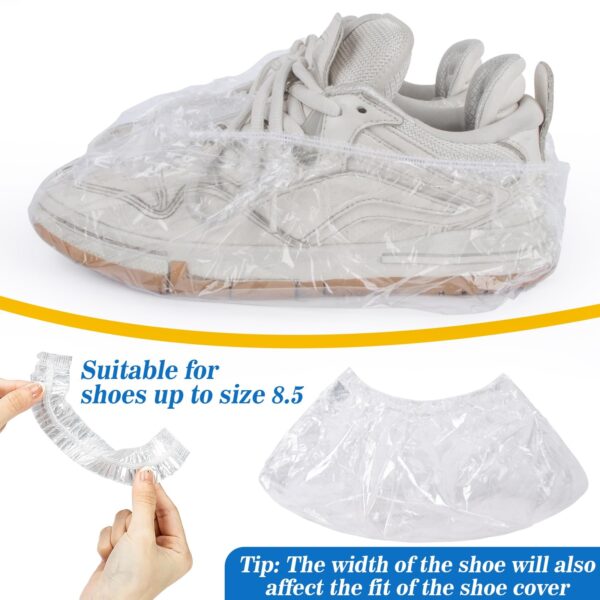 50 Pair Durable Waterproof Shoe Covers for Indoors & Outdoors One Size Fits Most - Image 6