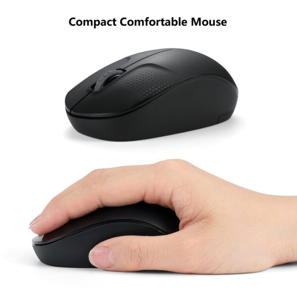 Wireless Keyboard and Mouse Combo for Windows 2.4G Full-Sized External Cordle... - Image 6
