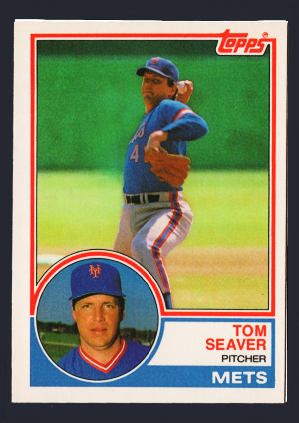 Vintage 1983 Topps Traded #101T - Tom Seaver HOF Pitcher -New York Mets