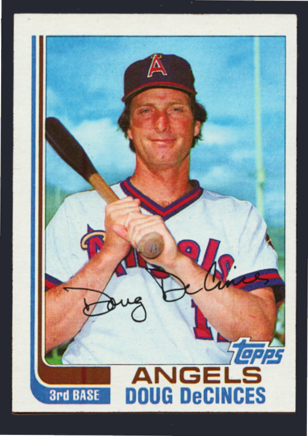 Vintage 1982 Topps Traded #26T Doug DeCinces - California Angels