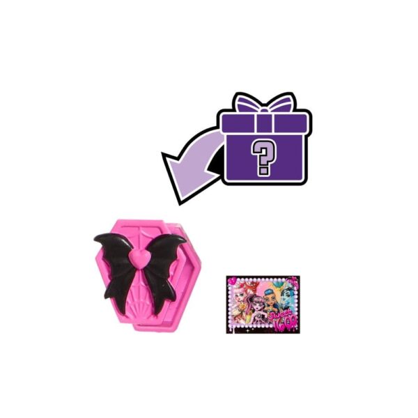 Monster High Scary Sweet Birthday Doll, Draculaura in Pink Party Dress - Image 2