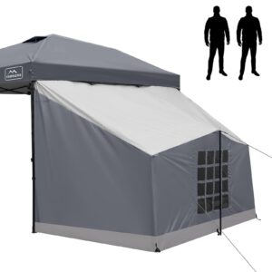KAMPKEEPER 2 Person Side Privacy Tent for 10x10 Canopy, Camping Cube Tent