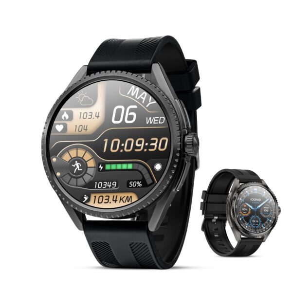 Affordable Military Smartwatch for Fitness-Focused Men (Voice Assistant 2025)