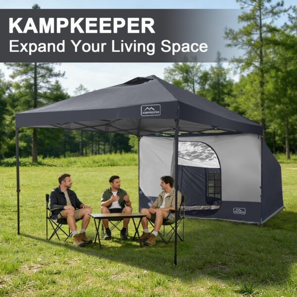 KAMPKEEPER 2 Person Side Privacy Tent for 10x10 Canopy, Camping Cube Tent - Image 3