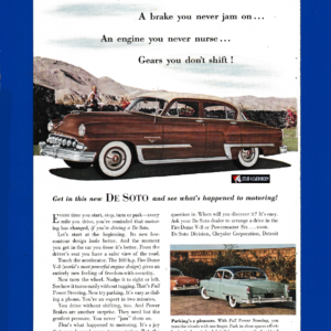 1953 De Soto Firedome V-8 Sedan-Effortless Elegance and Powerful Presence…