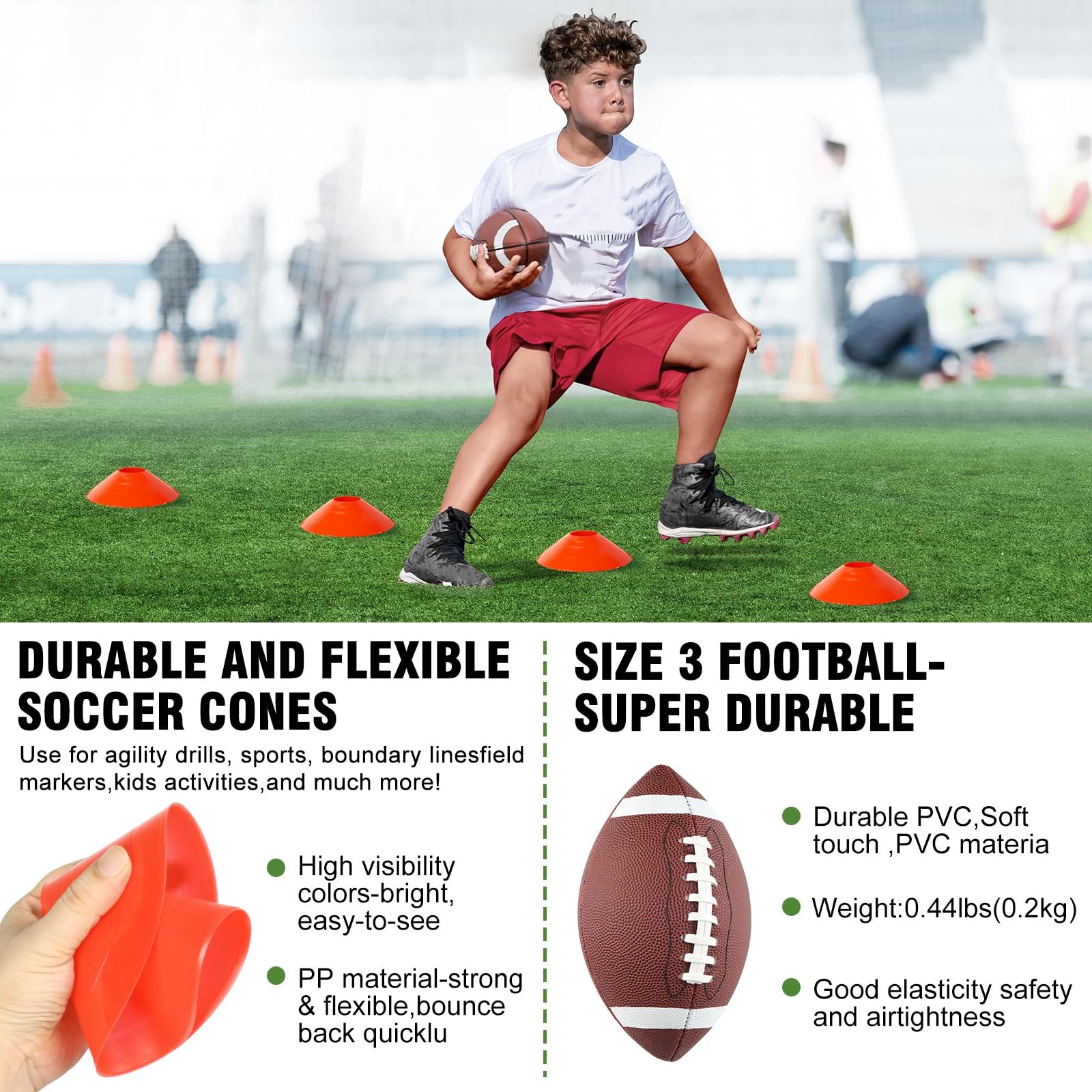 Affordable 14-Player Flag Football Set – Complete Game Kit for Kids & Adults - Image 2