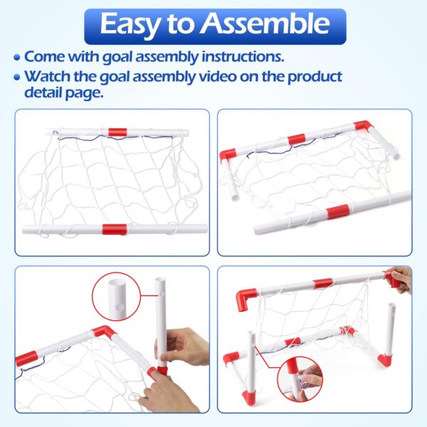 Hover Soccer Ball Toy Set Hover Hockey Set for Kids Air Floating Soccer Toys ... - Image 5