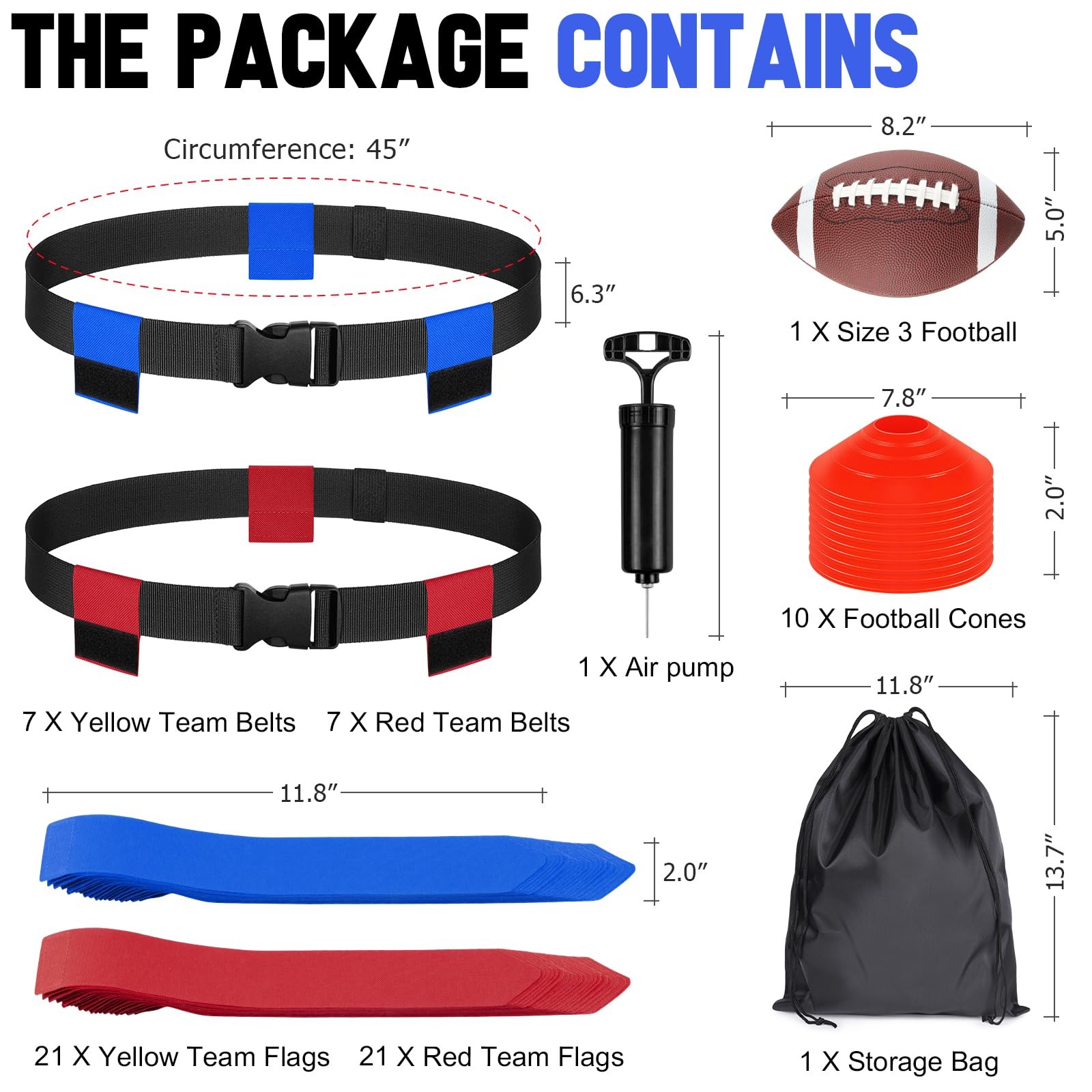 Affordable 14-Player Flag Football Set – Complete Game Kit for Kids & Adults - Image 6