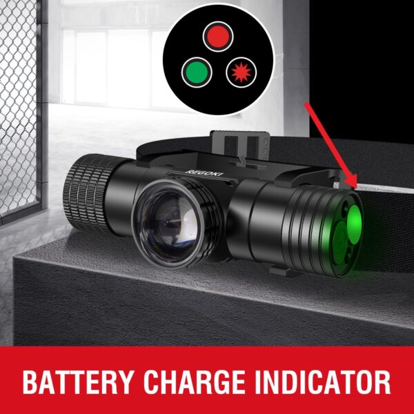 Lightweight Motion Sensor Headlamp – Waterproof, 8 Modes, Rechargeable - Image 5