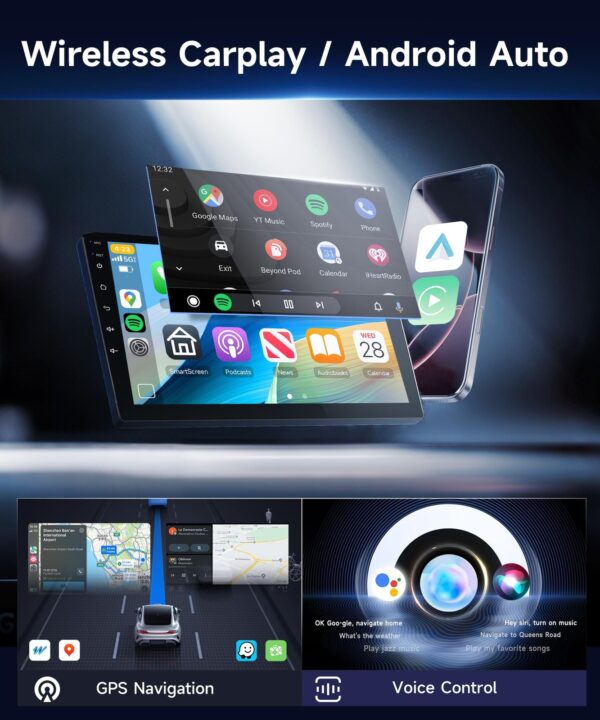 Nissan Sentra 2013–2017 Android Auto Stereo with Wireless CarPlay & Camera - Image 6