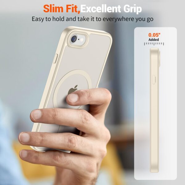 SUPFINE Magnetic iPhone Case – MagSafe Compatible, Shockproof, Matte Finish - Image 2