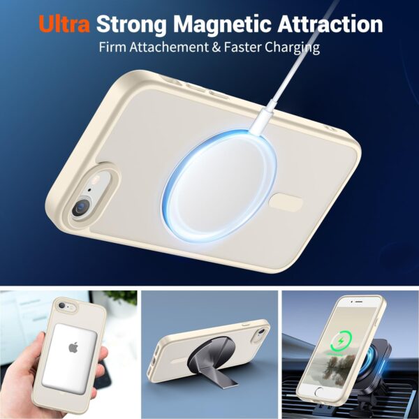 SUPFINE Magnetic iPhone Case – MagSafe Compatible, Shockproof, Matte Finish - Image 4