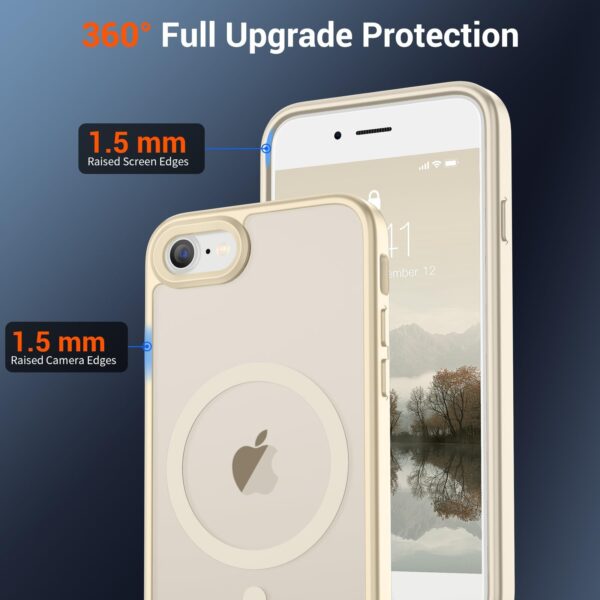 SUPFINE Magnetic iPhone Case – MagSafe Compatible, Shockproof, Matte Finish - Image 5
