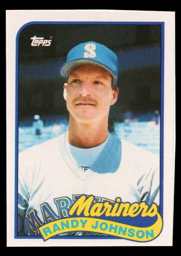 1989 Topps Traded - #57T Randy Johnson Rookie - PSA 8 NM-MT - Seattle Mariners - Image 2