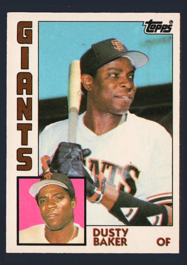 Vintage Topps Traded #5T - Dusty Baker- San Francisco Giants Player and Manager