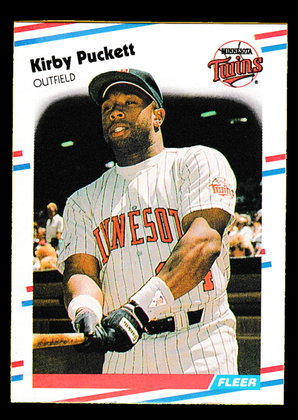 1988 Fleer #19 Kirby Puckett - Minnesota Twins