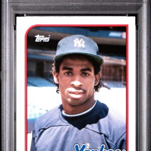 1989 Topps - Deion Sanders (#110T) Rookie Card - PSA 9 MINT - New York Yankees