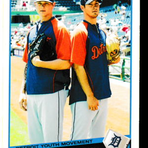 2009 Topps Updates UH135 Perry & Porcello - Classic Combos - Detroit Tigers