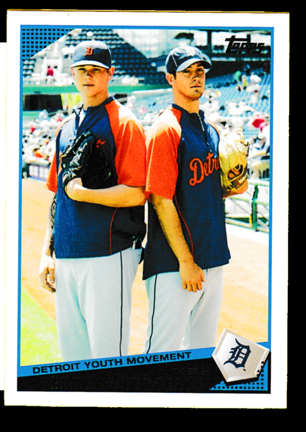 2009 Topps Updates UH135 Perry & Porcello - Classic Combos - Detroit Tigers