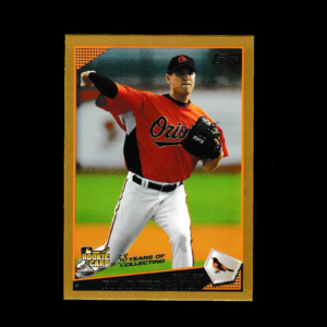 2009 Topps Update #UH211 Brad Bergesen - Gold Parallel (#880/2009) - Orioles