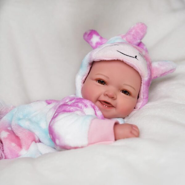 17-Inch Realistic Baby Doll with Accessories | Lifelike Soft Body Doll for Kids - Image 2
