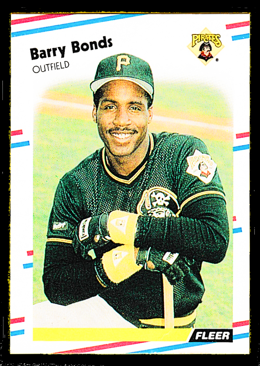 1989 Fleer #322 Barry Bonds -Pittsburgh Pirates