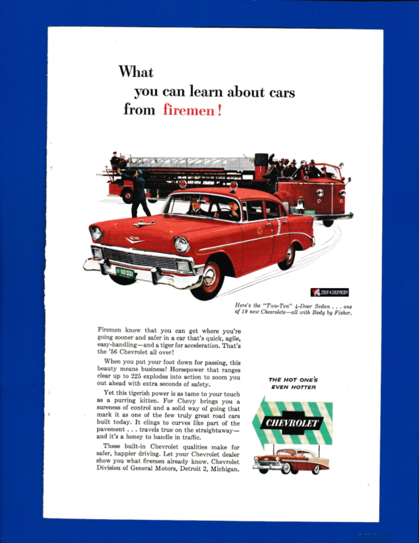 1956 Chevrolet ’Two-Ten’ 4-Door Sedan (Fire Dept. Livery)
