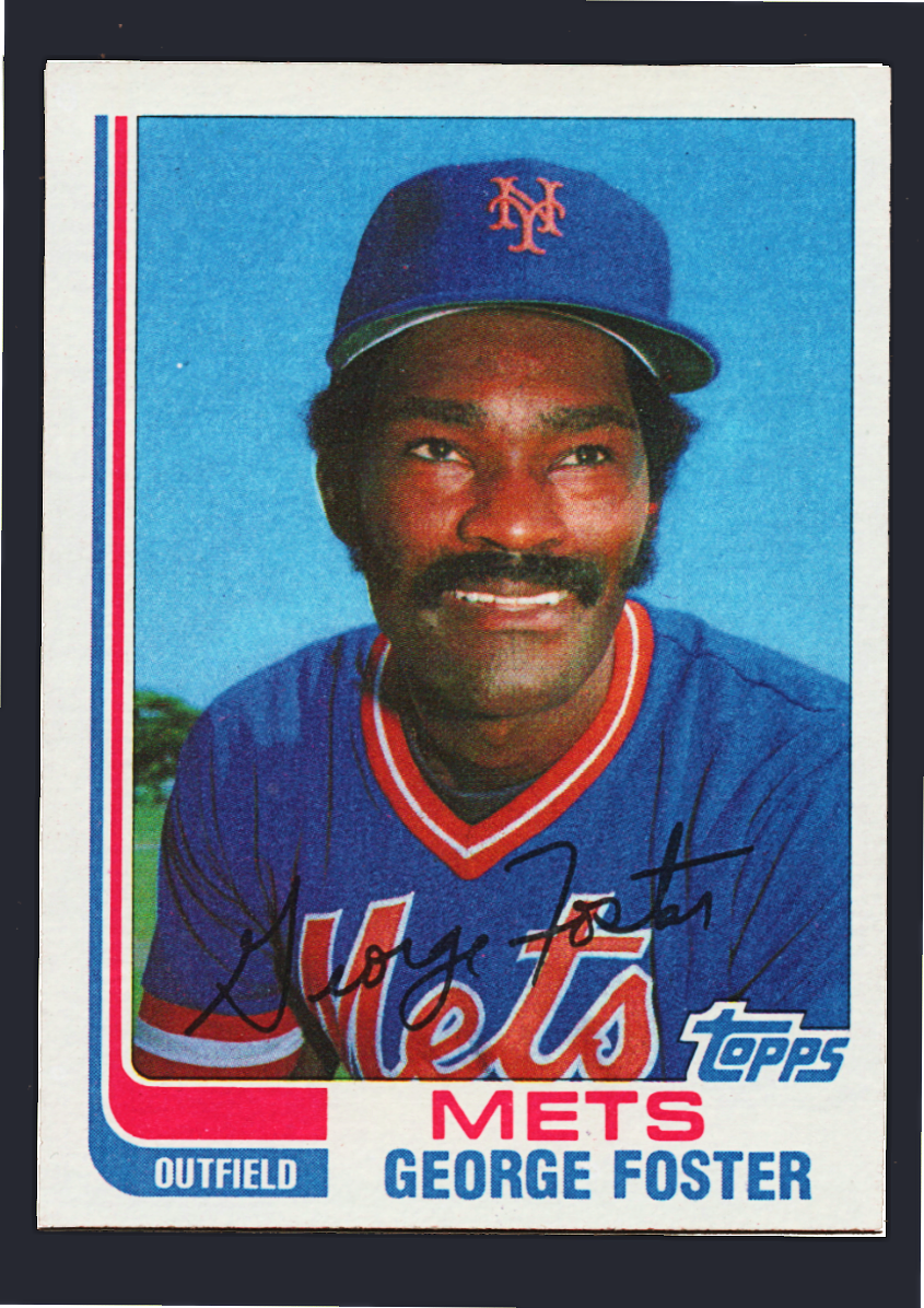 Vintage 1982 Topps Traded #36T - George Foster - New York Mets