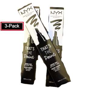 NYX PROFESSIONAL MAKEUP That's The Point Liquid Eyeliner, Super Edgy - (3 pack)