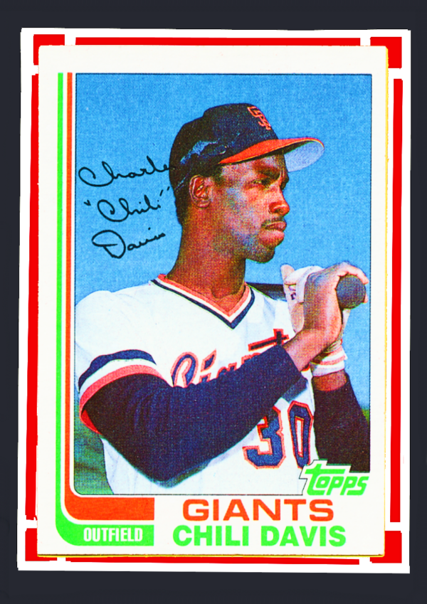 1982 Topps Traded #23T Chili Davis Rookie Card (RC)- San Francisco Giants