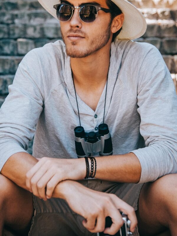 3-Black Chain Bracelet Set for Men , Women Curb Cuban Link Bracelet Set , 7.4 in - Image 8