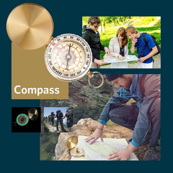 ABPIR Survival Kits Gifts for Christmas Men Dad Husband Him 13 in 1 Survival ... - Image 2