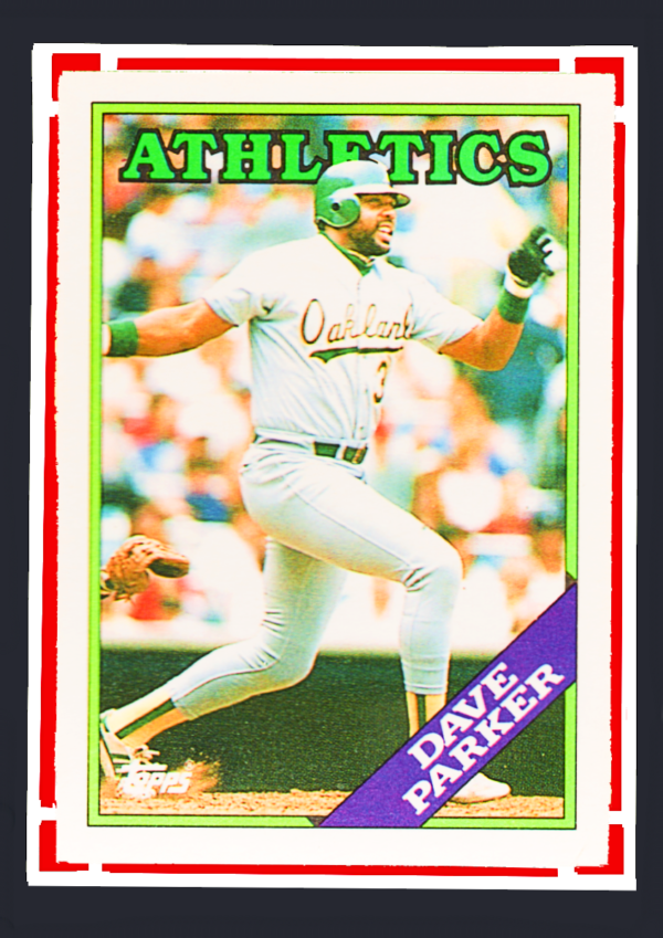 1989 Topps Traded #81T - Dave Parker - Oakland A's