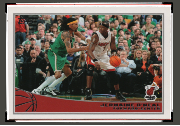 2009 Topps NBA - #145 Jermaine O'Neal - Miami Heat Forward-Center Collectible