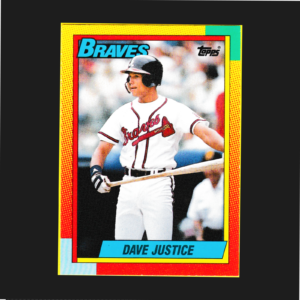 1990 Topps Traded 48T David Justice - Rookie Card (RC) - Atlanta Braves
