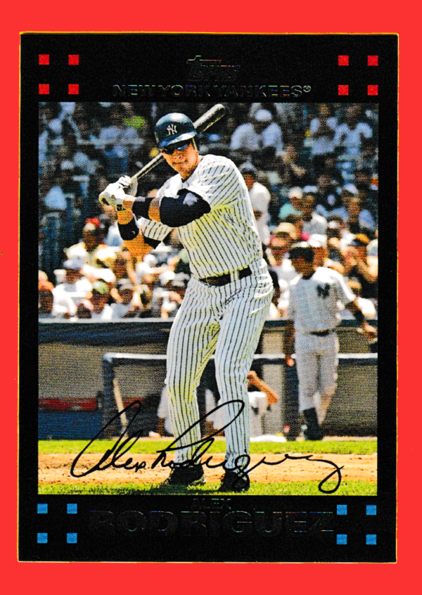 2007 Topps 510 Alex Rodriguez - New York Yankees