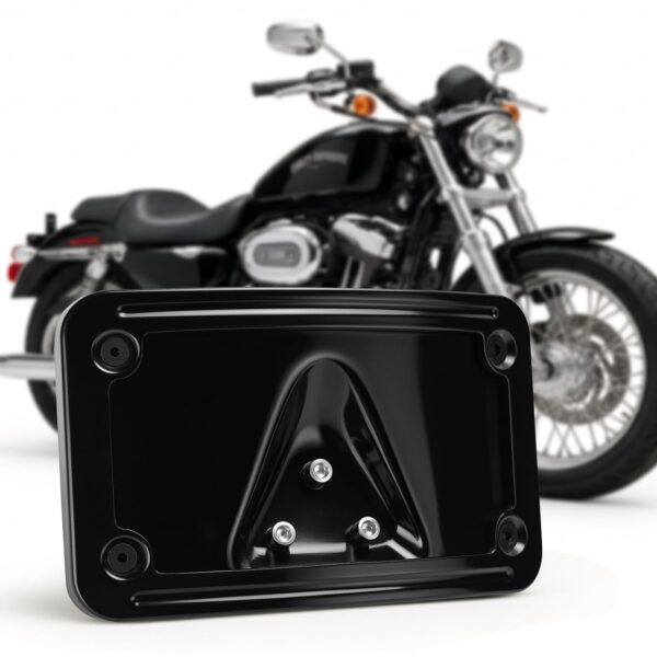 Low Profile License Plate Mount Kit，Heavy Steel License Plate Frame w/Holder