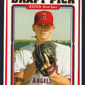 2005 Topps Updates UH312 -Jered Weaver Draft Pick (RC) - Los Angeles Angels