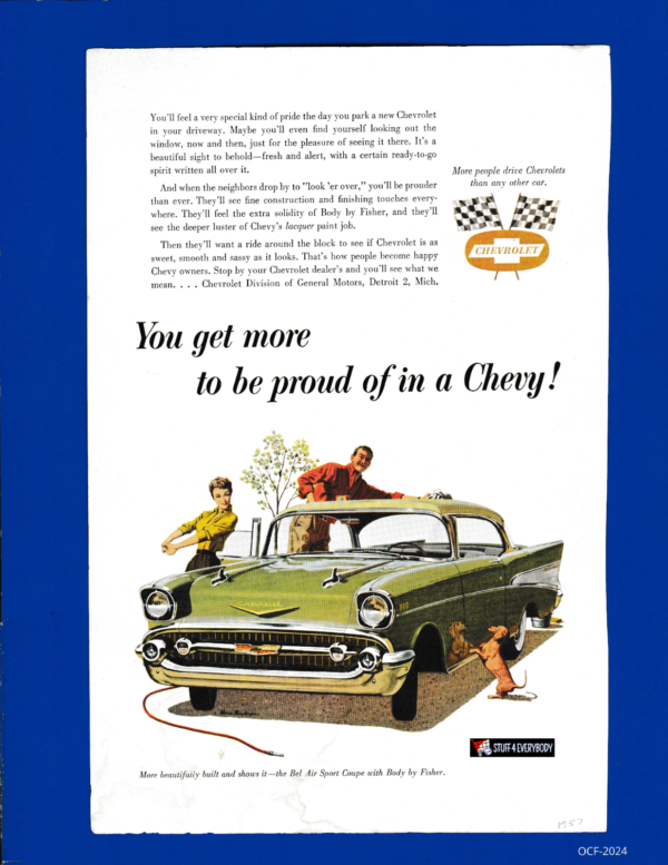 You Get More to Be Proud of in a '57 Chevy!