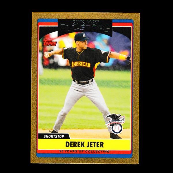 2006 Topps #UH219 Derek Jeter - Gold Parallel (#272/2006) - Yankees