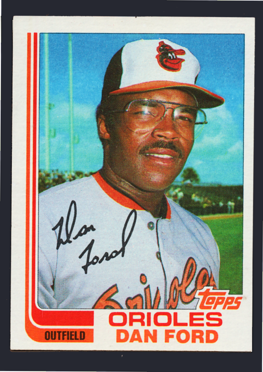 Vintage 1982 Topps Traded #35T - Dan Ford Baltimore Orioles Outfield