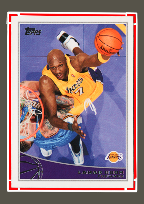 2009 Topps NBA - #127 Lamar Odom - Los Angeles Lakers Forward Collectible