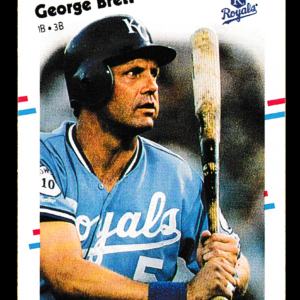 1988 Fleer 254 George Brett - Kansas City Royals